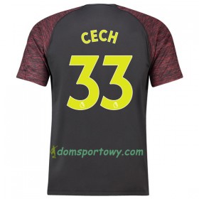 Koszulka Arsenal Cech 33 Bramkarska Domowe Koszulki Piłkarskie 2018-2019 Krótki Rękaw